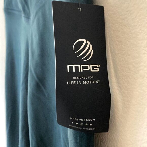 MPG Flow High Rise Crop 21 Inch Dark Jade Leggings Size Small (N11)‎ - Picture 4 of 10